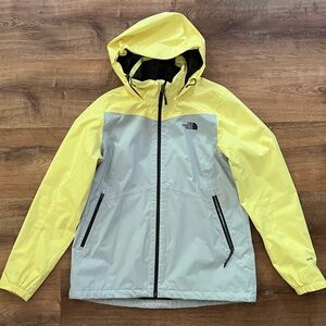 North Face Rain Jacket w/ Foldable Hood - Size L